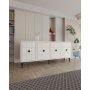HANAH HOME Konzola Yuka 150 White - slika 2
