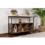 HANAH HOME Konzola Solace Venezia Walnut Black - slika 3