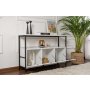 HANAH HOME Konzola Solace White Black - slika 3