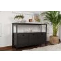 HANAH HOME Konzola Solace Wood Black Black - slika 2