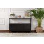 HANAH HOME Konzola Solace Wood Black Black - slika 1