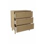 HANAH HOME Komoda Baru Beige - slika 4