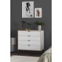 HANAH HOME Komoda Arden 4 White - slika 4