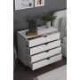 HANAH HOME Komoda Arden 4 White - slika 5