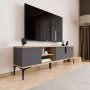 HANAH HOME TV polica Tarz Oak Anthracite - slika 2