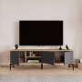 HANAH HOME TV polica Tarz Oak Anthracite - slika 4