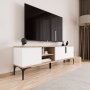 HANAH HOME TV polica Tarz Oak White - slika 2