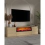 HANAH HOME TV polica Elodi Fireplace Sapphire Oak - slika 2
