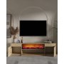 HANAH HOME TV polica Elodi Fireplace Sapphire Oak - slika 3