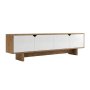 HANAH HOME TV polica Mete Oak White - slika 5
