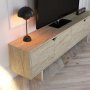 HANAH HOME TV polica Turan Travertine - slika 4