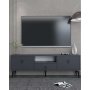 HANAH HOME TV polica 1302 DROP 1 Anthracite Black - slika 2