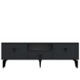 HANAH HOME TV polica 1302 DROP 1 Anthracite Black - slika 3