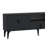 HANAH HOME TV polica 1302 DROP 1 Anthracite Black - slika 5