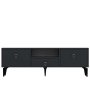 HANAH HOME TV polica 1302 DROP 1 Anthracite Silver - slika 3