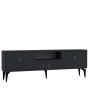 HANAH HOME TV polica 1302 DROP 1 Anthracite Silver - slika 4