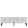 HANAH HOME TV polica 1302 DROP 1 White Black - slika 3