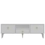 HANAH HOME TV polica 1302 DROP 1 White Gold - slika 3