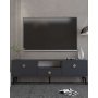 HANAH HOME TV polica 1304 DROP 1 Anthracite Gold - slika 2