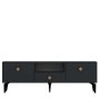 HANAH HOME TV polica 1304 DROP 1 Anthracite Gold - slika 3