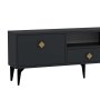 HANAH HOME TV polica 1304 DROP 1 Anthracite Gold - slika 5
