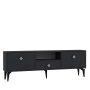 HANAH HOME TV polica 1304 DROP 1 Anthracite Silver - slika 4