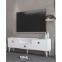 HANAH HOME TV polica 1304 DROP 1 White Gold - slika 1