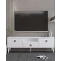 HANAH HOME TV polica 1304 DROP 1 White Silver - slika 2