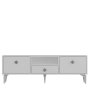 HANAH HOME TV polica 1304 DROP 1 White Silver - slika 3