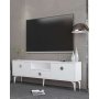 HANAH HOME TV polica 1304 DROP 1 White Silver - slika 1