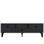 HANAH HOME TV polica 1300 DROP 1 Anthracite Black - slika 3