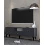 HANAH HOME TV polica 1300 DROP 1 Anthracite Gold - slika 2