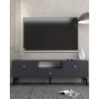 HANAH HOME TV polica 1300 DROP 1 Anthracite Silver - slika 1