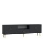 HANAH HOME TV polica 1306 DROP 1 Anthracite Gold - slika 4