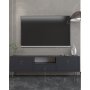 HANAH HOME TV polica 1306 DROP 1 Anthracite Silver - slika 1