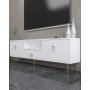 HANAH HOME TV polica 1306 DROP 1 White Gold - slika 2