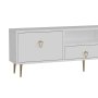 HANAH HOME TV polica 1306 DROP 1 White Gold - slika 5
