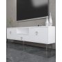 HANAH HOME TV polica 1306 DROP 1 White Silver - slika 2