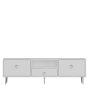 HANAH HOME TV polica 1306 DROP 1 White Silver - slika 3