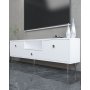 HANAH HOME TV polica 1307 DROP 1 White Silver - slika 2