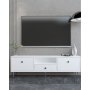 HANAH HOME TV polica 1307 DROP 1 White Silver - slika 1
