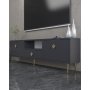 HANAH HOME TV polica 1308 DROP 1 Anthracite Gold - slika 2
