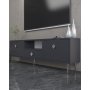 HANAH HOME TV polica 1308 DROP 1 Anthracite Silver - slika 2