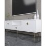 HANAH HOME TV polica 1308 DROP 1 White Gold - slika 2