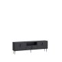 HANAH HOME TV polica 1311 DROP 32 Anthracite Black Silver - slika 4