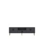 HANAH HOME TV polica 1312 DROP 32 Anthracite Black Gold - slika 3