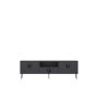 HANAH HOME TV polica 1312 DROP 32 Anthracite Black Silver - slika 3