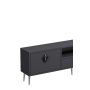 HANAH HOME TV polica 1312 DROP 32 Anthracite Black Silver - slika 5