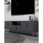 HANAH HOME TV polica 1313 DROP 32 Anthracite Silver - slika 2