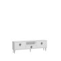 HANAH HOME TV polica 1313 DROP 32 White Silver - slika 4